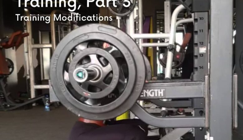 Pain in Training, Part 3 Training Modifications